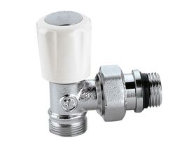 Caleffi Radiator Valve Convertible Right Angle Male 1/2"