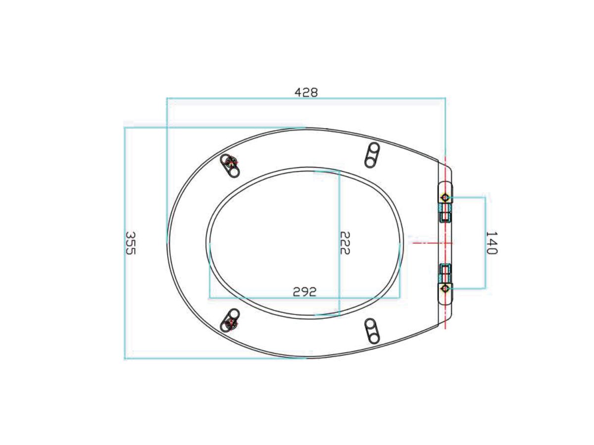 Roca Victoria Soft Close Seat White