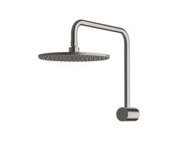 Sussex Pure Hi-Rise Shower Square with 250mm Shower Head Brushed Gunmetal (3 Star)