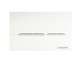 Wolfen Button / Plate (Inwall) ABS Plastic White / Chrome