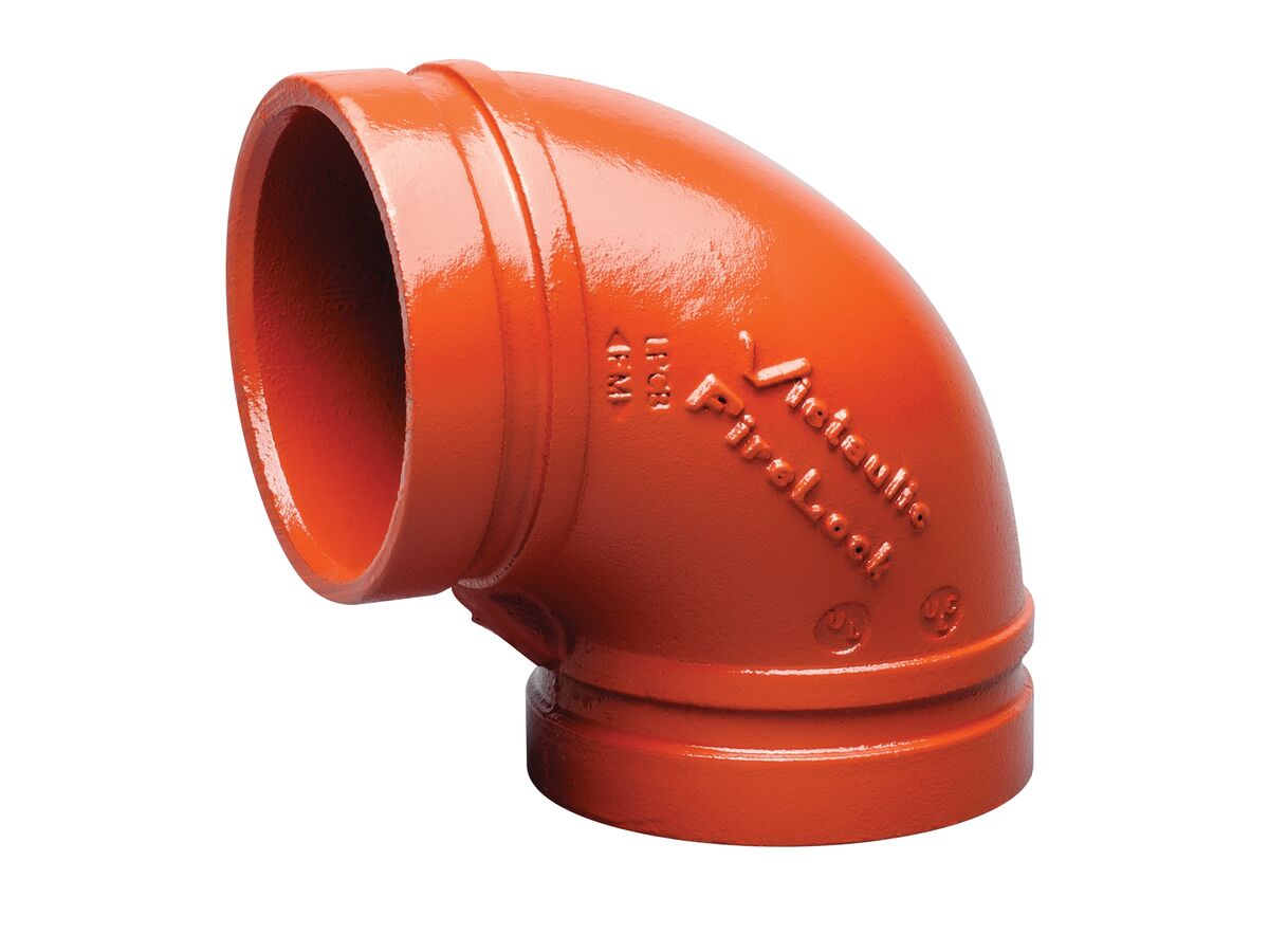 Victaulic Roll Groove Elbow Painted x 90 Degree