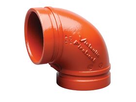 Victaulic Roll Groove Elbow Painted x 90 Degree