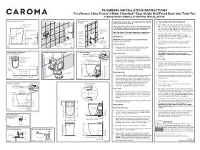 Installation Instructions - Forma II Cleanflush Back to Wall Overheight Pan (4 Star)
