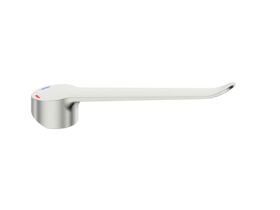 Hero - Mizu Soothe Mk2 Sink Mixer Extended Lever Only with Red & Blue Indicators Brushed Nickel