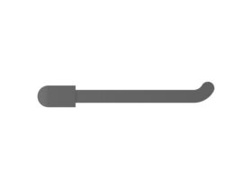 Supporting Image 2 - Mizu Soothe Toilet Roll Holder Brushed Gunmetal - Front