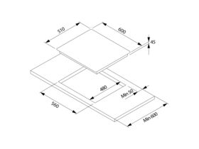 Franke Designer 60cm Gas Cooktop Stainless Steel