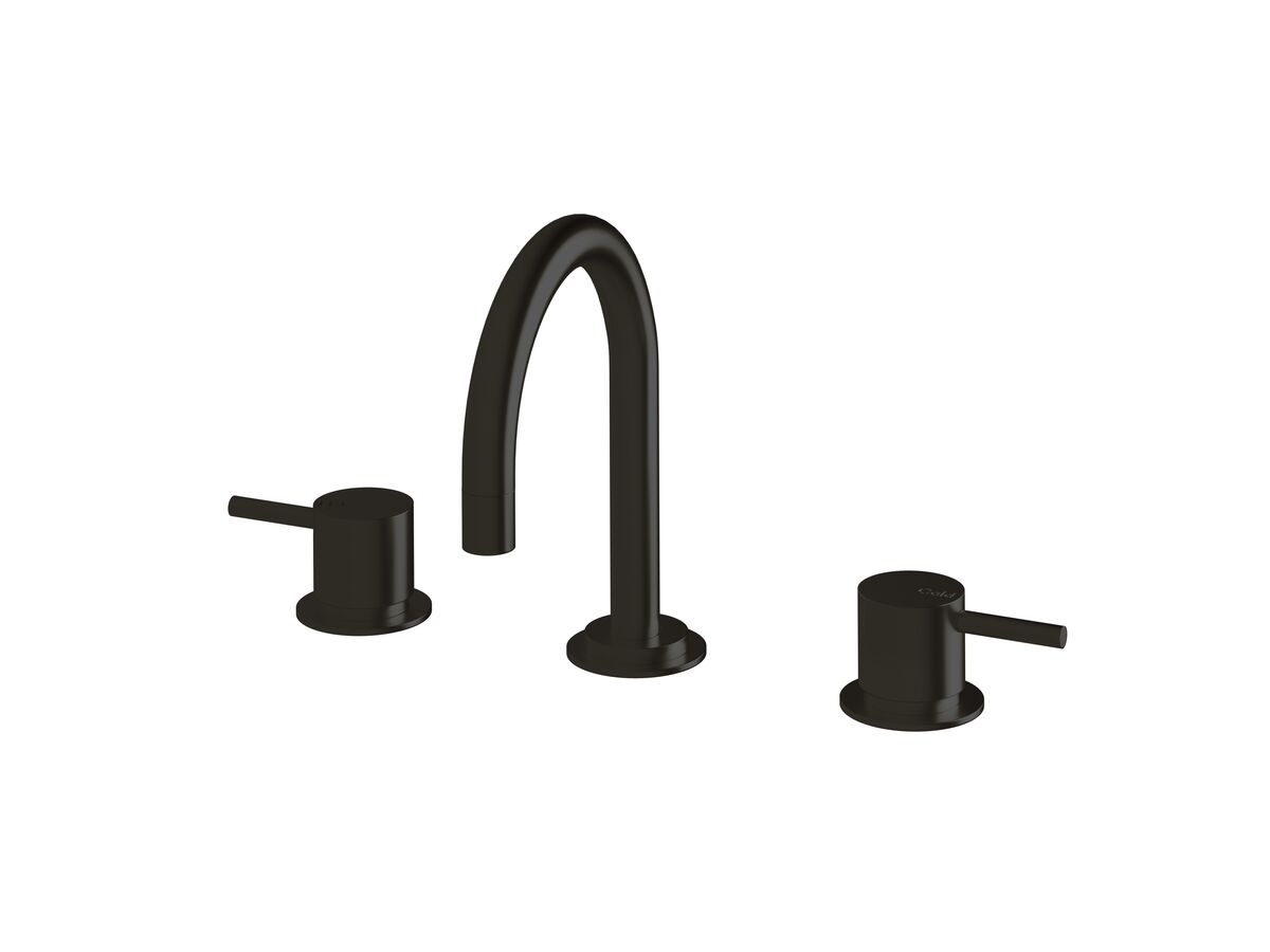 Sussex Scala Basin Set Curved LUX PVD Matte Opium Black (5 Star)