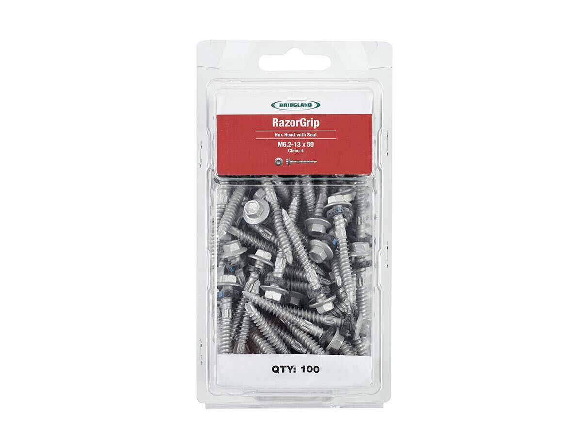 Bridgland Razorgrip M6.2-13 x 50mm Class 4 (100)