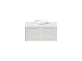Hero - Kado Lux All Door 900mm Centre Bowl Wall Hung 50mm Top