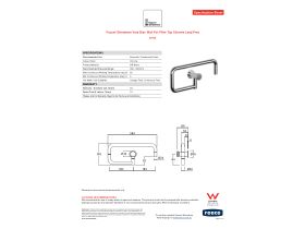 Specification Sheet - Faucet Strommen Vara Disc Wall Pot Filler Tap Chrome Lead Free