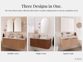 Kado Neue Fluted Vanity  - Range Details