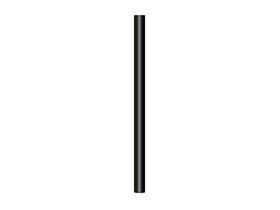 Hydrotherm Pure Vertical Single Heated Towel Rail 900 x 38mm Matte Black