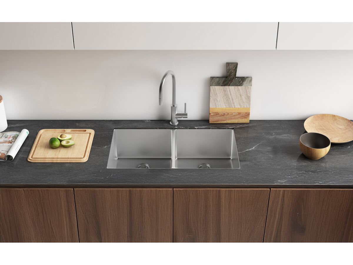 Franke Bow BXX220-36 Double Bowl Inset/ Undermount/ Flushmount Sink