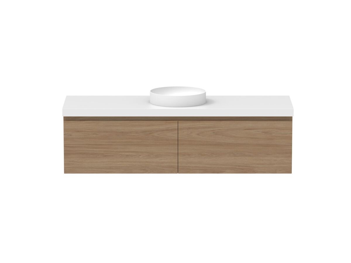 Hero - Posh Domaine 1500mm Wall Hung Vanity Unit All-Drawer Single Bowl 50mm Top
