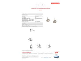 Specification Sheet - Sussex Scala Wall Top Assembly Brushed Nickel