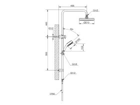 GROHE Tempesta Cosmo Twin Shower White/Chrome (4 Star)