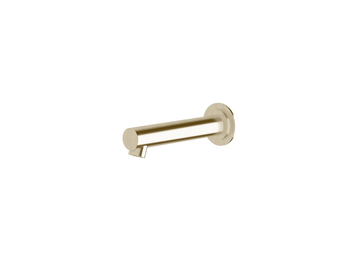 Sussex Scala Bath Wall Outlet 160mm LUX PVD Brushed Platinum Gold