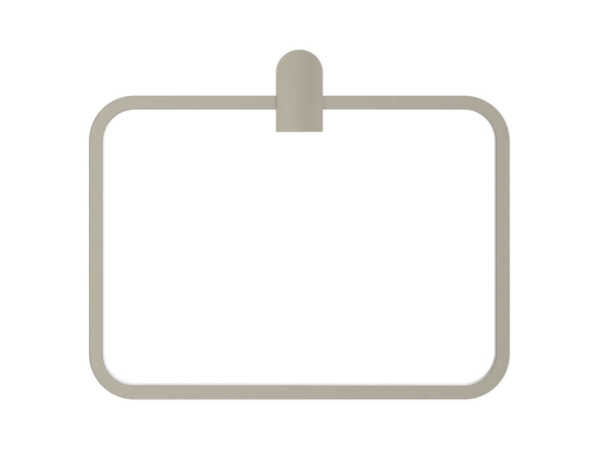 Supporting Image 2 - Mizu Soothe Towel Ring Brushed Nickel - Front