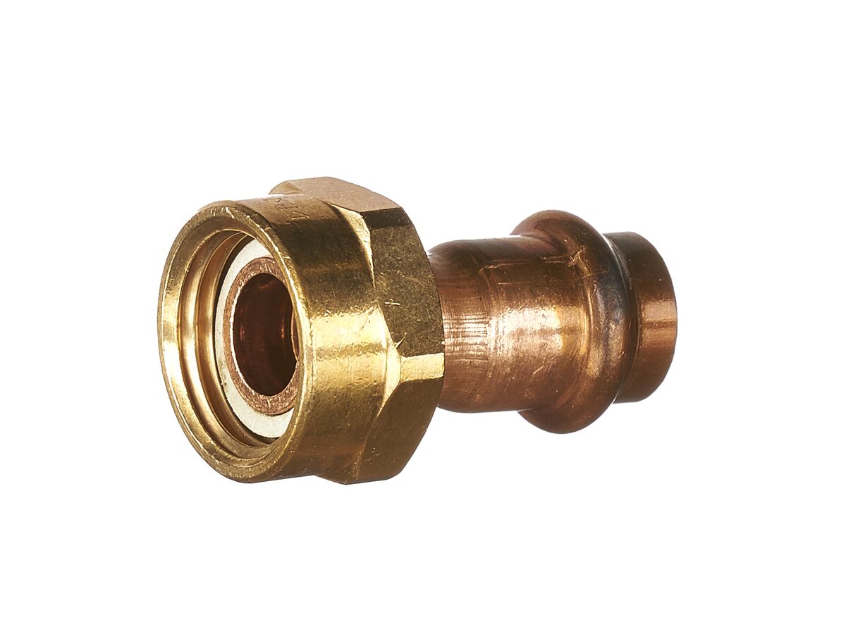 B-Press Valve Adaptor 1/2" BSP x 15mm Copper