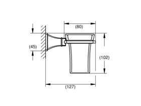 GROHE Grandera Tumbler and Holder Chrome
