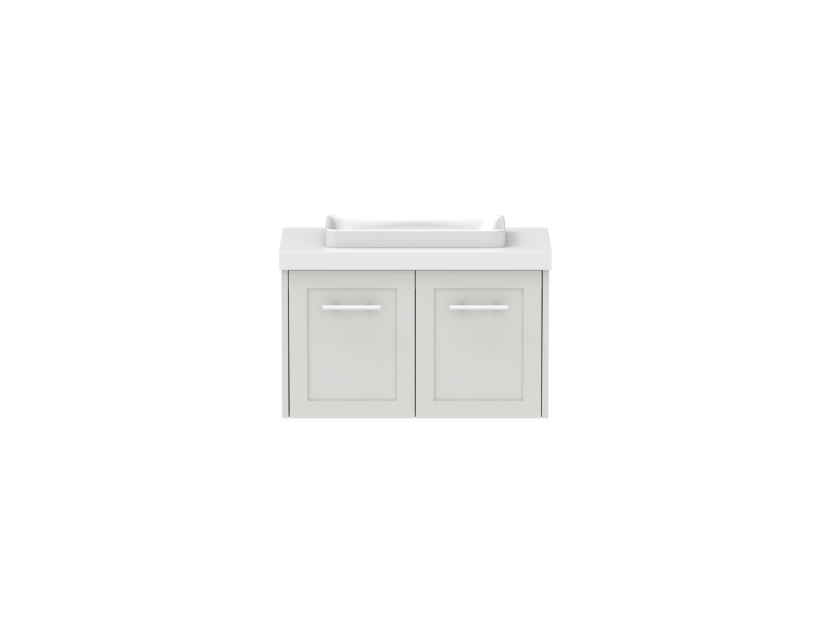 Hero - Kado Lux Ensuite All Door 750mm Wall Hung Centre Basin 50mm Top