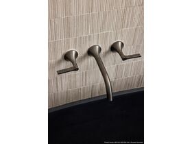 Sussex Oria Wall Bath Set Brushed Gunmetal