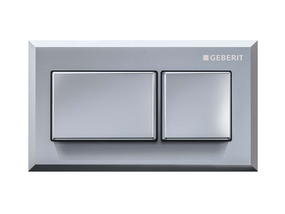 Geberit Sigma Raised Height Pneumatic Remote Dual Flush Chrome
