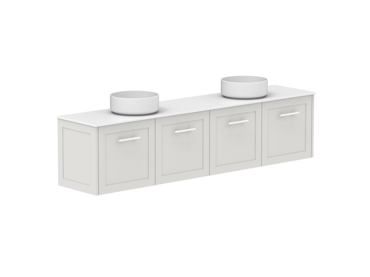 Supporting Image - Kado Lux Ensuite All Door 1800mm Wall Hung Double Basin 12mm Durasein Top