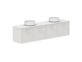 Supporting Image - Kado Lux Ensuite All Door 1800mm Wall Hung Double Basin 12mm Durasein Top
