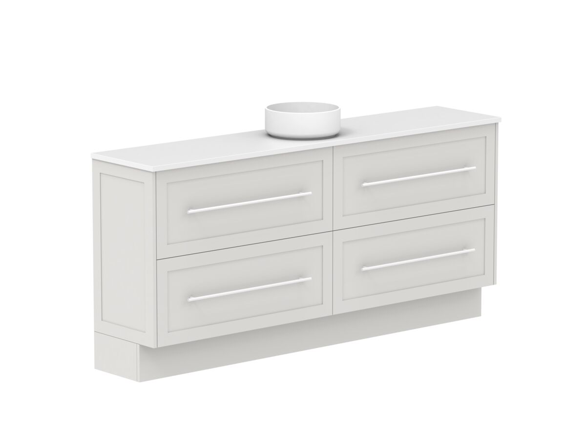 Supporting Image - Kado Lux Ensuite All Drawer Twin 1800mm Floor Mount Centre Basin 20mm Top