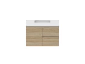Hero - Posh Domaine 900mm Wall Hung Vanity Unit Conventional 90mm Top