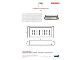 Specification Sheet - Memo Harper Colander Stainless Steel