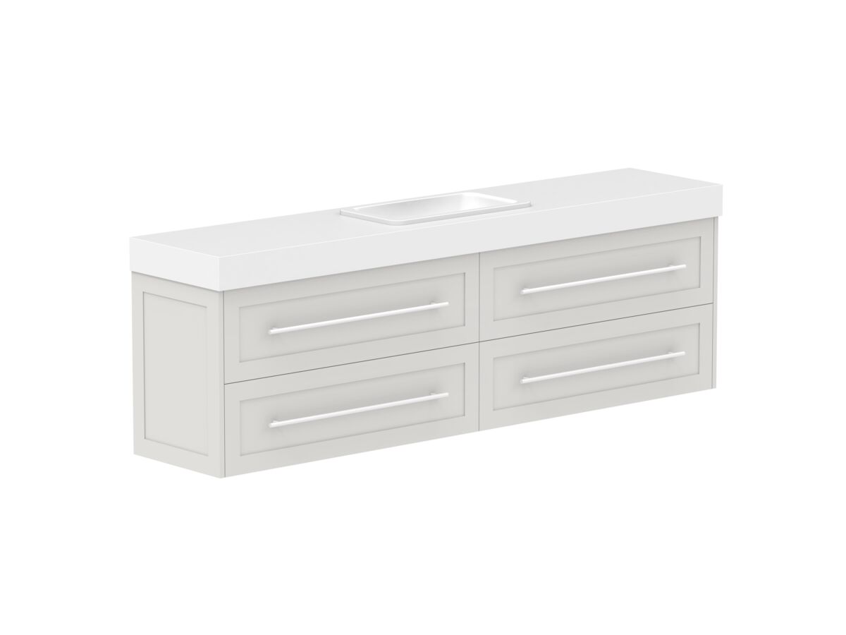 Supporting Image - Kado Lux Ensuite All Drawer Twin 1800mm Wall Hung Centre Basin 90mm Top