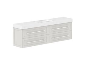 Supporting Image - Kado Lux Ensuite All Drawer Twin 1800mm Wall Hung Centre Basin 90mm Top