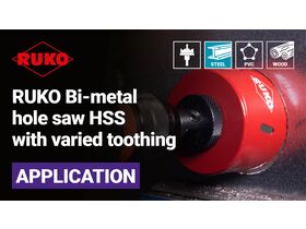 Ruko Plumbers Hole Saw Set