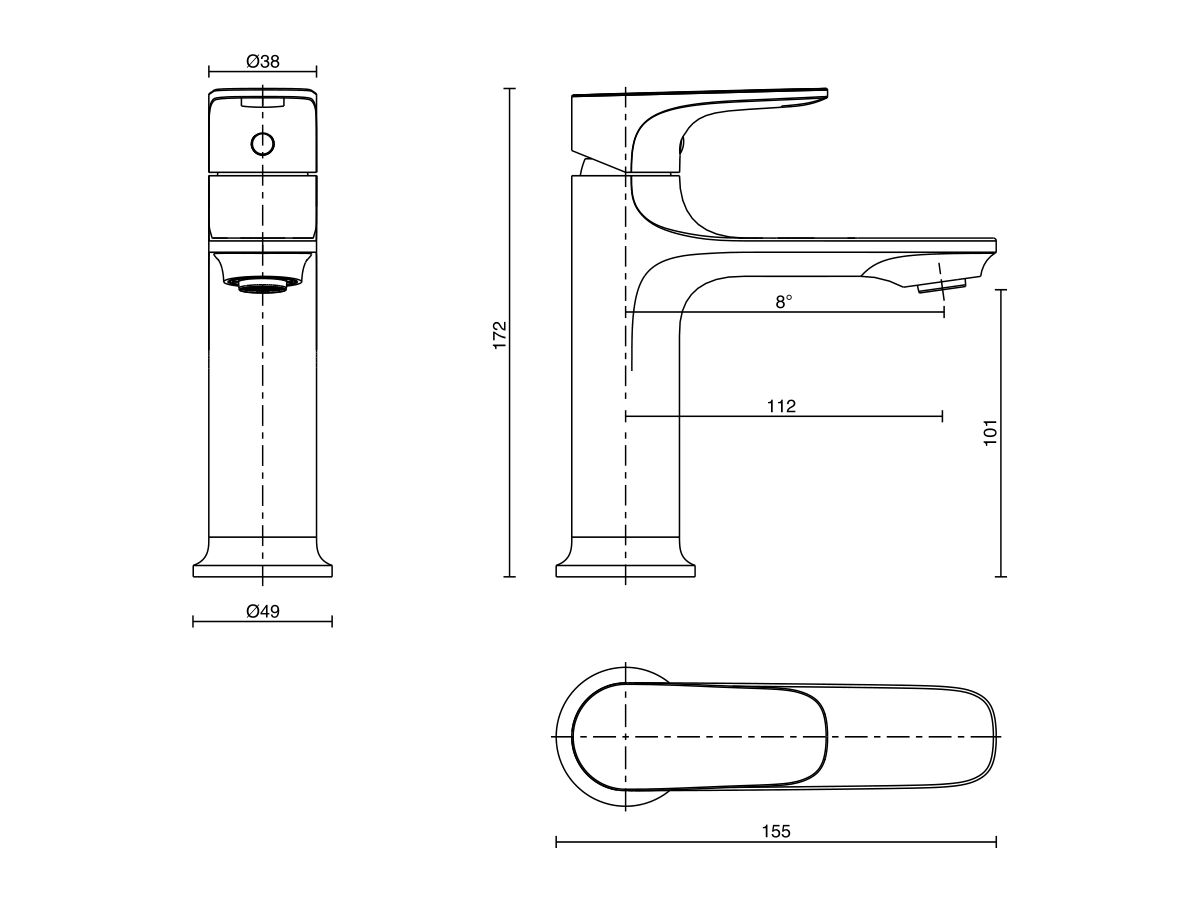 Mizu Silk Basin Mixer