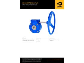 Specification Sheet - Dimax Gear Operator