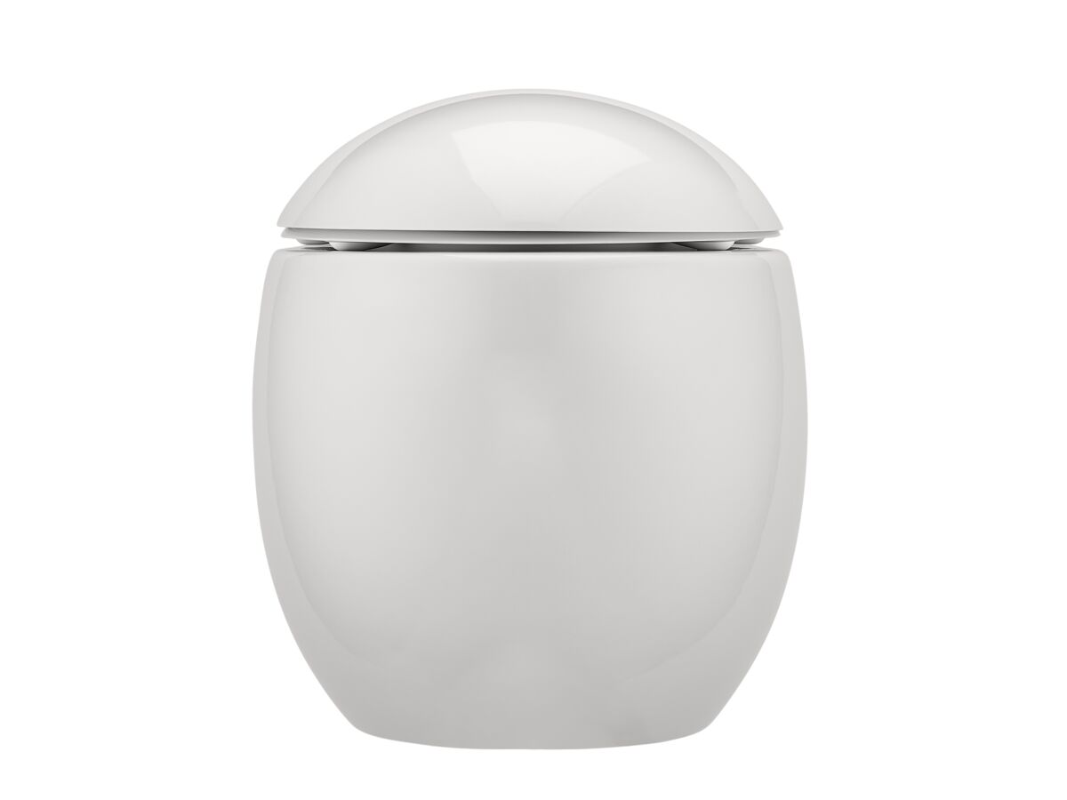 Supporting Image 2 - LAUFEN Alessi Rimless Wall Hung Pan with Soft Close Seat White (4 Star) - Front
