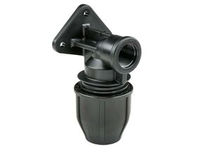 Philmac 3G Metric Wall Plate Elbow