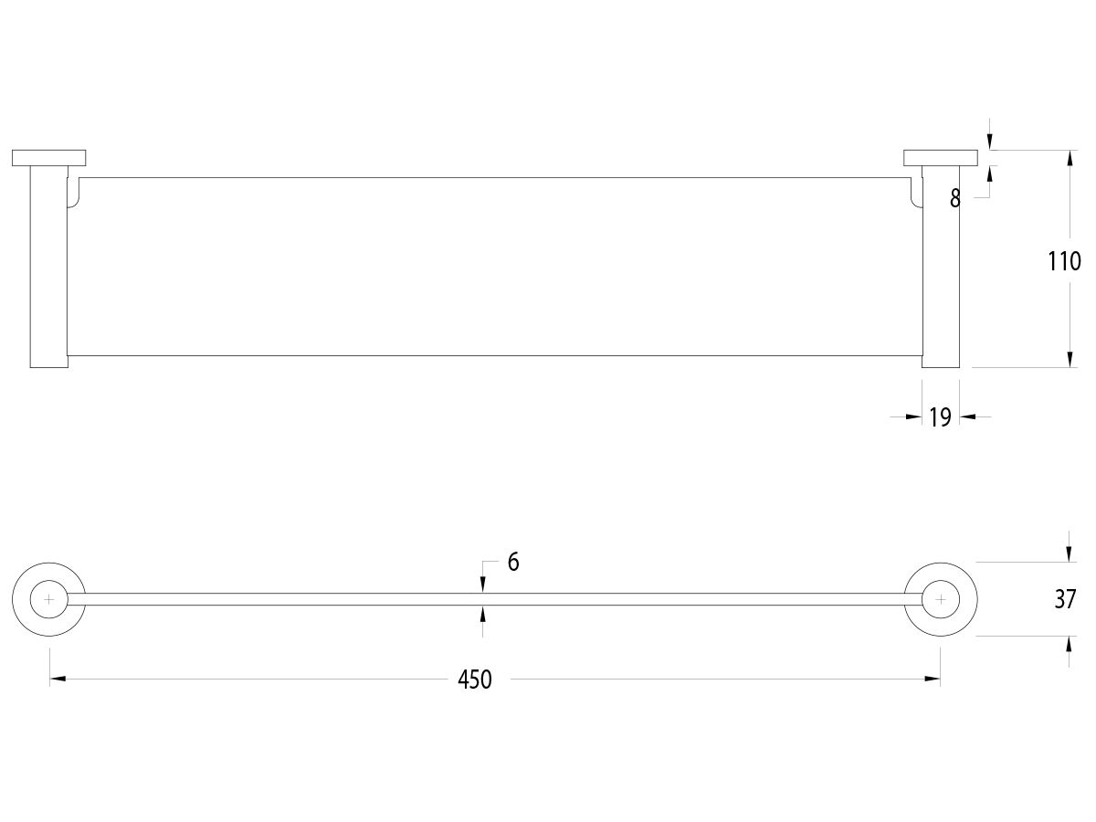 Sussex Pure Vanity Shelf
