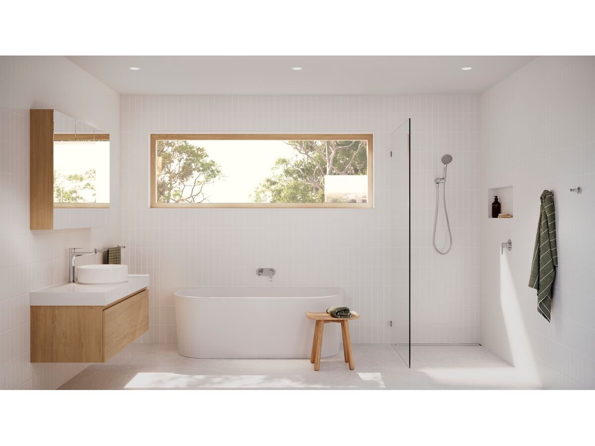 Posh Solus Extended Basin Mixer Tap Chrome (5 Star) Lead Free