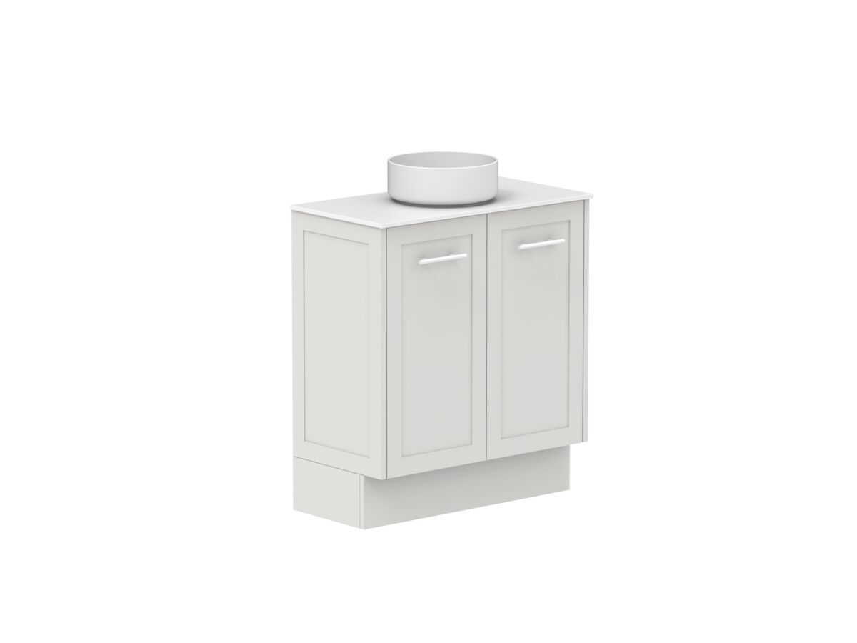Supporting Image - Kado Lux Ensuite All Door 750mm Floor Mount Centre Basin 12mm Durasein Top