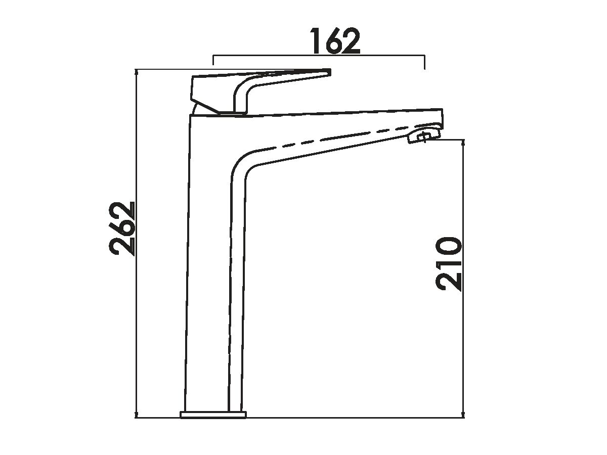 Posh Solus MKII Extended Basin Mixer Chrome (4 Star)