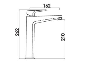 Posh Solus MKII Extended Basin Mixer Chrome (4 Star)