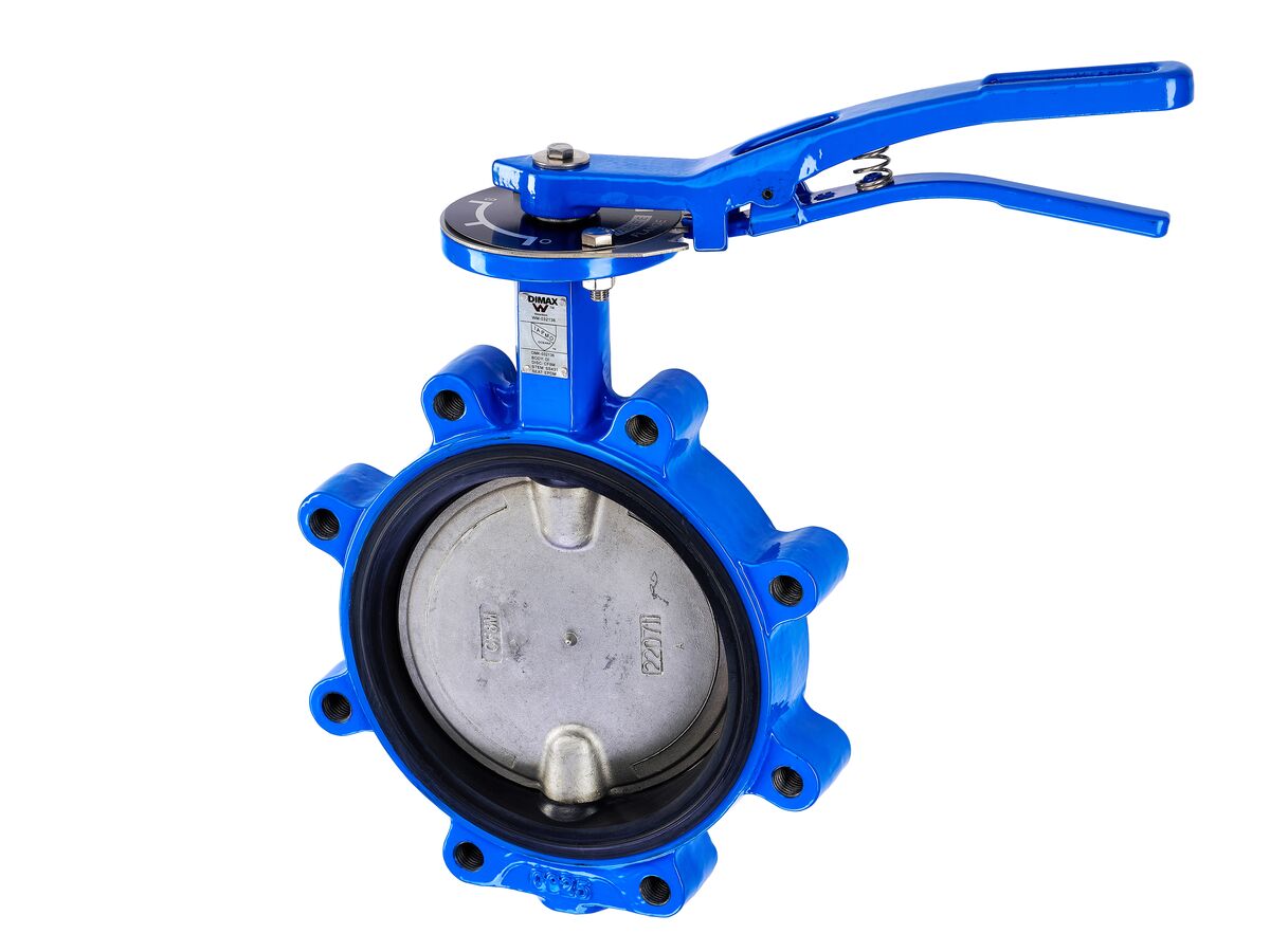 Dimax Butterfly Valve Lugged Table D with Handle 200mm