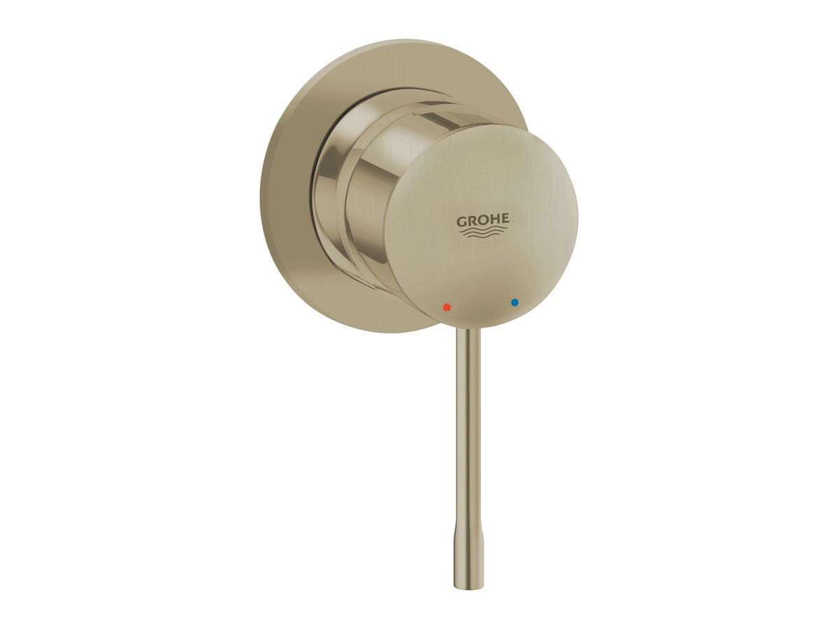 Hero - Grohe Essence New Shower / Bath Mixer Slim Tap Brushed Nickel (V2)