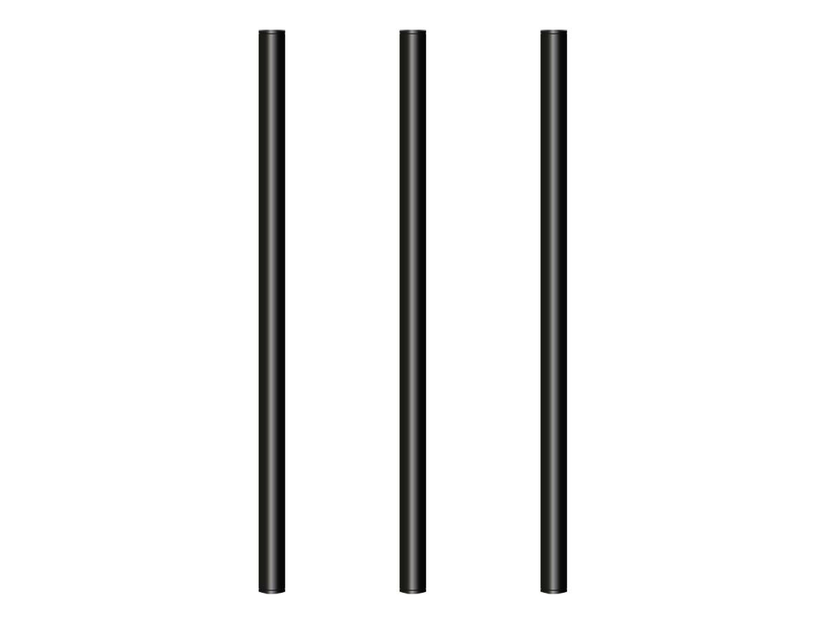 Hydrotherm Pure Vertical Triple Heated Towel Rail 900 x 38mm Matte Black