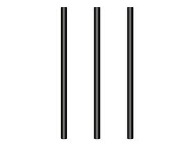 Hydrotherm Pure Vertical Triple Heated Towel Rail 900 x 38mm Matte Black