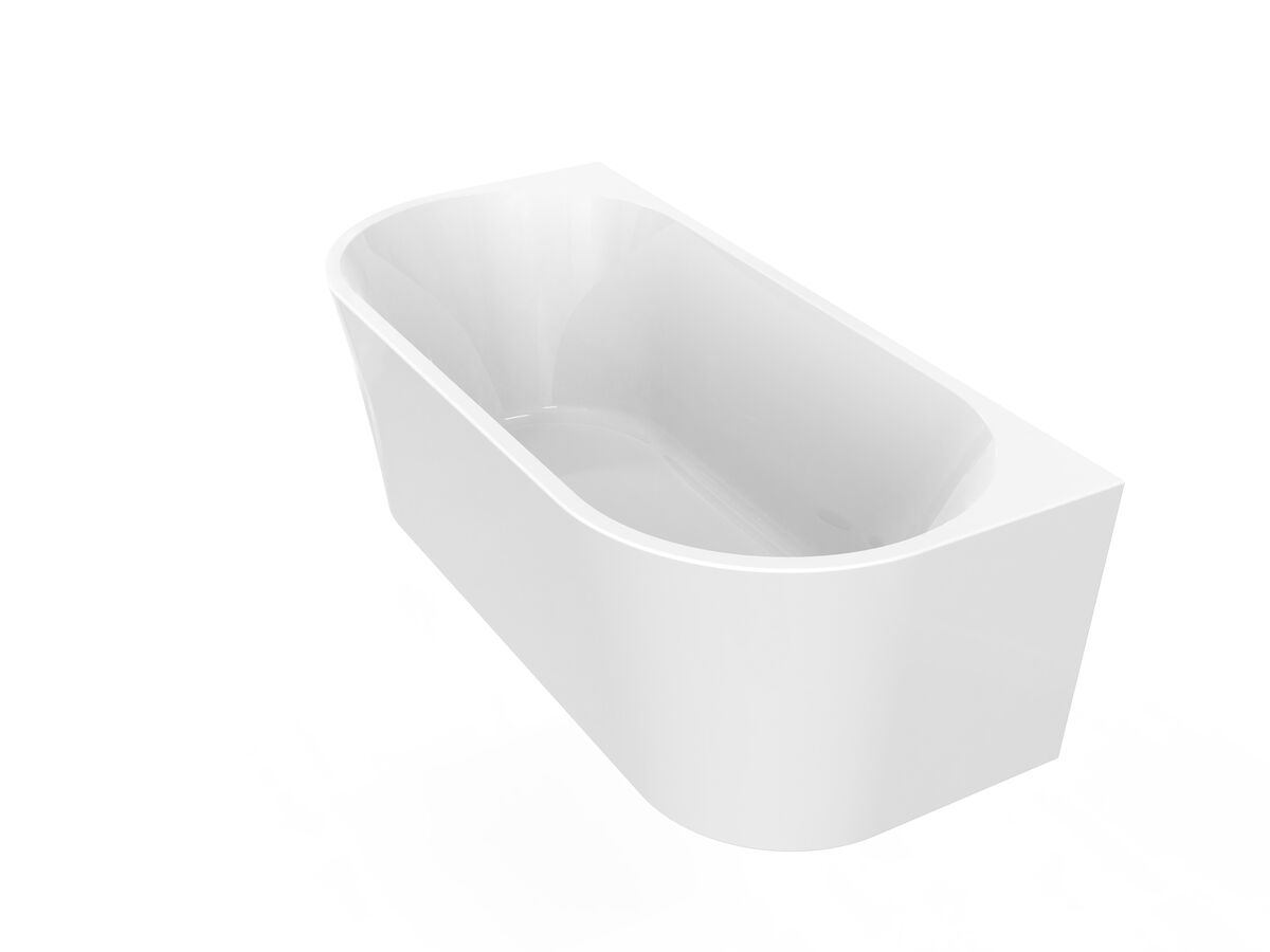 Posh Solus Back To Wall Freestanding Bath 1600mm
