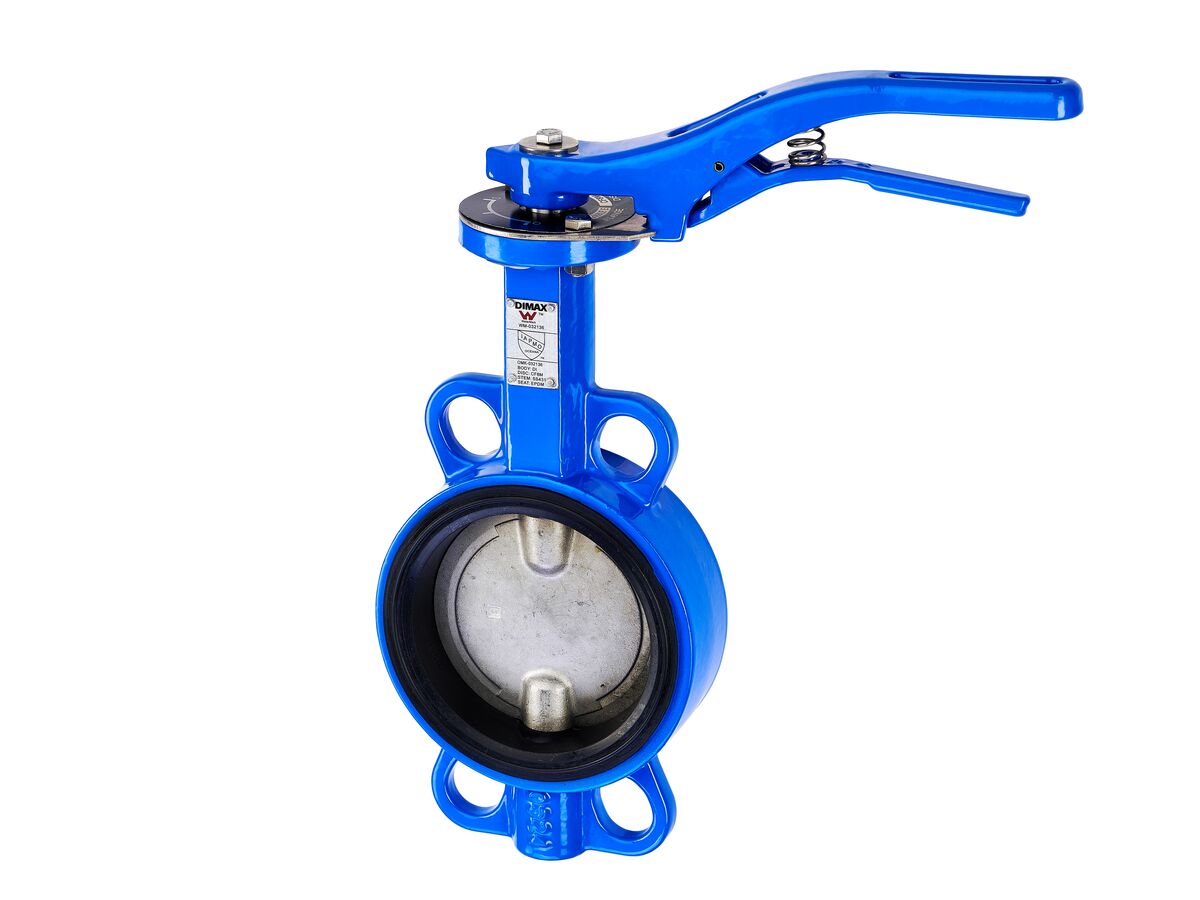 Dimax Butterfly Valve Wafer with Handle 125mm